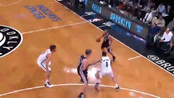 Tony Parker teleports in the middle of a drive